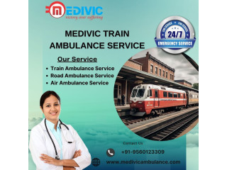 Medivic Train Ambulance Service in Allahabad provides the best care facilities to the patients