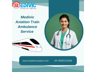 Medivic Aviation Train Ambulance provides comfortable transportation to patients in Ranchi