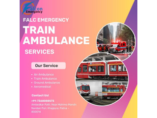 Any patient can be transferred via the Falc Emergency Train Ambulance Service in Guwahati