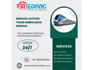 Choose Medivic Aviation Train Ambulance Services in Guwahati for Convenient Medical Transfer