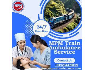 MPM Train Ambulance Service in Mumbai provides safe, reliable, and affordable medical transportation