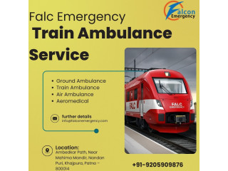 Patients can Move with Ease with Falc Emergency Train Ambulance in Delhi