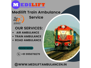 Medilift Train Ambulance in Lucknow provides the best medical transfer