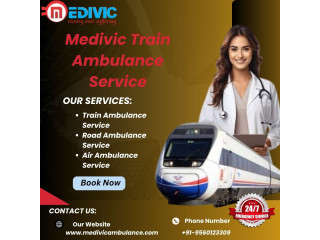 Get ICU level care while travelling with Medivic Train Ambulance in Allahabad