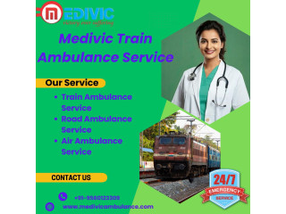 Medivic Train Ambulance Services in Lucknow provides patient transfer at an affordable cost