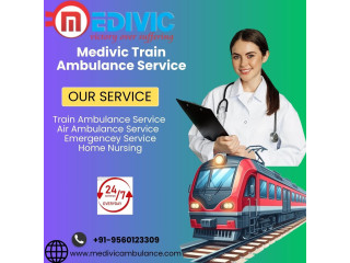 Medivic Train Ambulance in Gorakhpur Provides Convenience in Emergency Transfer