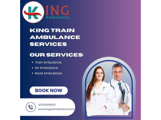 King Train Ambulance in Kolkata offers Medical Treatment on the way