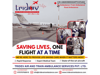 Get The Quickest Tridev Air Ambulance Services in Ranchi Flight