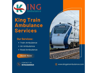 King provides Train Ambulance Service for any emergency in Delhi