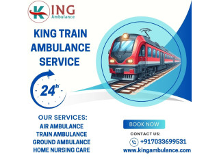 King Train ambulance in  Raipur Handle Critical Emergencies with ease