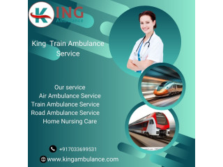 King Train Ambulance Service in  silchar provides the Fastest Medical Transfer