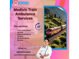 Medivic Aviation Train Ambulance Services in Bangalore provides paramedic facilities to your patient