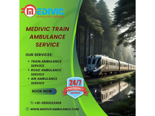 Patients receive continuous support by Medivic Aviation Train Ambulance Service in Delhi