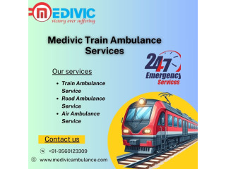 Medivic Aviation Train Ambulance facilitates transfer with paramedic team in Patna