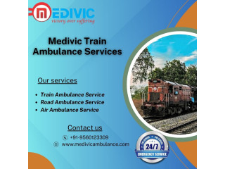 Medivic Aviation Train Ambulance in Ranchi is providing Safe Mode of Medical Transportation