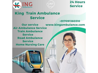 King Train Ambulance Services in  silchar Offers Expert Treatment Onboard the Train