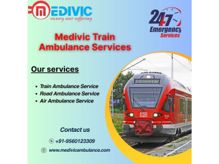 Medivic Aviation Train Ambulance Services in Delhi Simplify Difficult Transfer