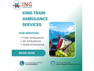 King Train Ambulance in Patna Handles Every Detail from Bed to Hospital