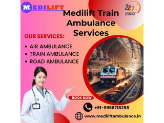 Travel by Medilift Train Ambulance with proper Medical Equipment in Chennai