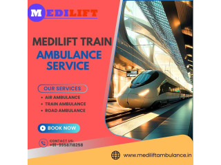 Use Medilift Train Ambulance to get state-of-the-art facilities with medical equipment in Patna