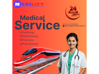 Medilift Train Ambulance Services in Bangalore Provides trustworthy Medical Transportation