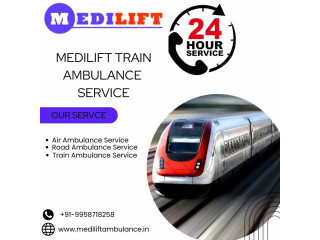 Book Medilift Train Ambulance Service in Guwahati Provides Emergency Fast Medical Transportation Services