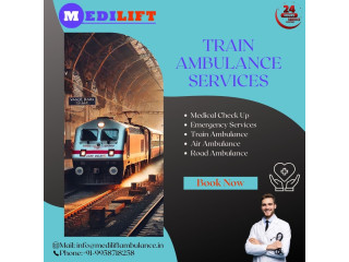 Medilift Train Ambulance in Nagpur offers fast, reliable, and excellent emergency transport