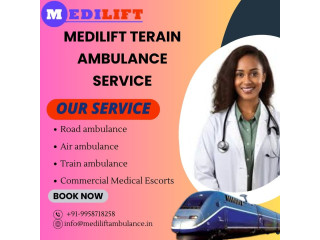 Medilift Train Ambulance Service in Ranchi is the best train ambulance service.