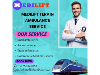 Medilift train ambulance service in Mumbai emergency patient transport services