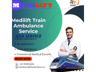 Medilift Train Ambulance Service in Nagpur transport sick patient service