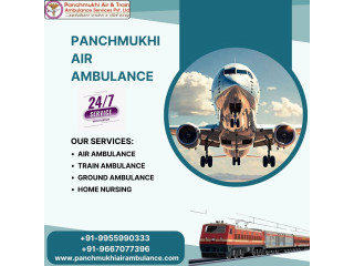 Use Top-Class Panchmukhi Air and Train Ambulance Services in Guwahati with Medical Aid