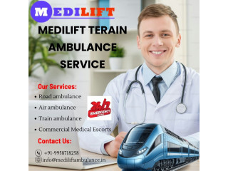 Medilift Train Ambulance Services in Patna Are Serious Care and Reliable Service