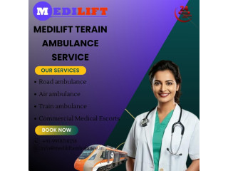 Medilift Train Ambulance Service in Bangalore transport sick patient service