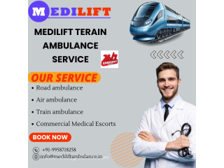 Medilift Train Ambulance Service in Ranchi helps with crucial medical transfer