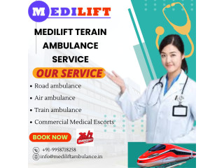 Medilift Train Ambulance Service in Patna for Healthcare Patients in Crisis