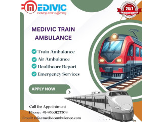 Medivic Train Ambulance Service in Ranchi is reliable medical transportation service