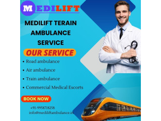 Medilift Train Ambulance Service in Mumbai train ambulance service for crucial patients