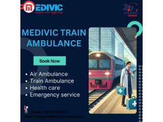 Medivic Train Ambulance in Guwahati provides Express Trains for Shifting