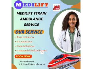 Medilift Train Ambulance is at the forefront in transporting any critical patient to the best hospital