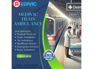 Medivic Train Ambulance Services in Kolkata are dedicated to ensuring patient safety