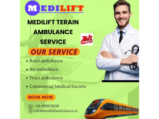 Medilift Train Ambulance Service in Mumbai is a service to transport sick patients