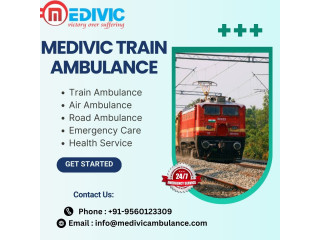 Medivic Train Ambulance Services in Chennai provides affordable and dependable transportation