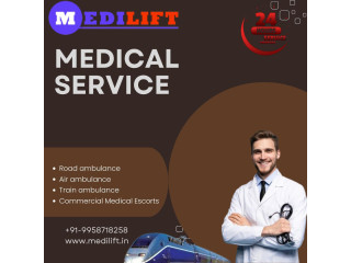 Medilift Train ambulance service in Bangalore medical Transfer