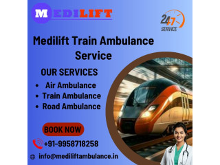 Medilift Train Ambulance in Ranchi has medical patient transport services