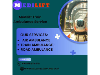 Medilift  is the Greatest  Train Ambulance Service Provider in Bhopal