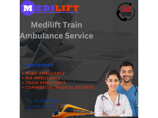 Medilift Train Ambulance service in Allahabad Predicament Transport Help