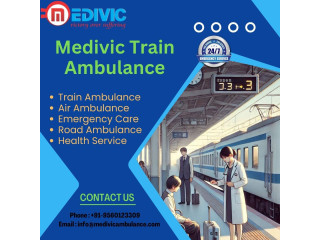 Use Medivic Train Ambulance Services in Mumbai to shift the patient carefully