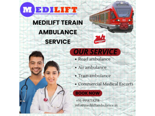 Medilift Train Ambulance in Chennai easily Provides Medical Transportation