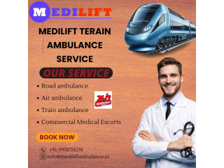 Medilift Train Ambulance in Guwahati is providing crisis disease medical transported