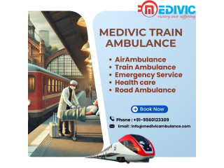 Medivic Train Ambulance Service in Kolkata is a trusted name in medical transportation